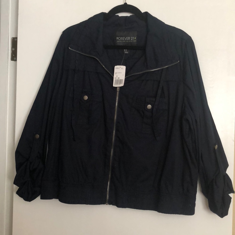 Forever 21 plus size long sleeve jacket